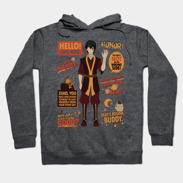 Hello, Zuko Here! Hoodie by aviaa